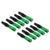 SC/APC Ho Pivote-Verde SM 10-unid Conectores Rapidos MonoModo G657A SX