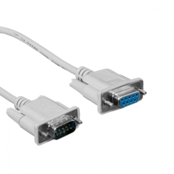 Straight DB9-Hembra-Macho 252cm Cable Directo Serial RS232 DE-09
