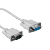 Straight DB9-Hembra-Macho 252cm Cable Directo Serial RS232 DE-09