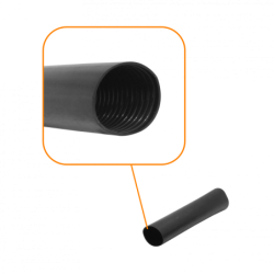 37mm 16cm 2mm Negro Termo Contractil Termoretractil Rigido para Mufa