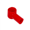 Rojo 47x25x23mm Protector Cuadrado Aislante para Bateria