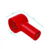 Rojo 47x25x23mm Protector Cuadrado Aislante para Bateria