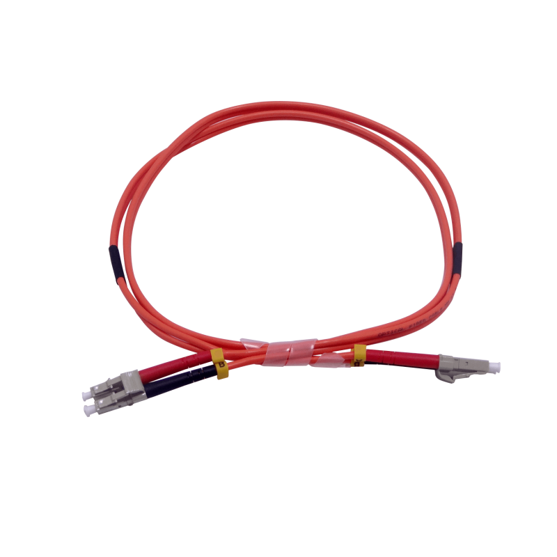 1mt LC-LC OM1 MultiModo MM Duplex Jumper Fibra 62.5/125um 3mm LSZH