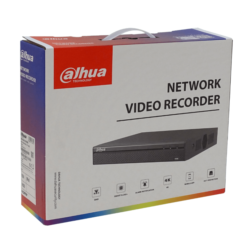DAHUA NVR 16-IP 8-PoE 5mp H.264 HDMI VGA 2-USB 1xSATA6TB 2RCA SMA