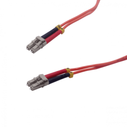 1mt LC-LC OM1 MultiModo MM Duplex Jumper Fibra 62.5/125um 3mm LSZH