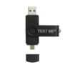 4GB Pendrive USB A-M Micro-M Memoria Flash