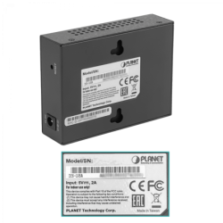 PLANET 1-SFP-100 1-DB9-M RS232 RS422 RS485 5VDC Convertidor Ethernet
