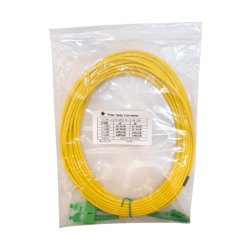 6mt SC/APC-LC/APC MonoModo SM Duplex Jumper Cable Fibra 9/125um 3mm