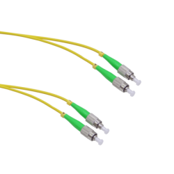 1mt FC/APC-FC/APC MonoModo SM Duplex Jumper Cable Fibra 9/125um 3mm
