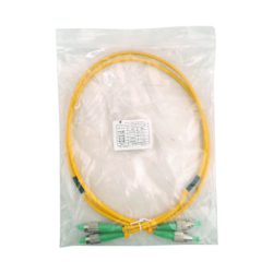 1mt FC/APC-FC/APC MonoModo SM Duplex Jumper Cable Fibra 9/125um 3mm