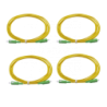 4-unids 3mt SC/APC-SC/APC MonoModo SM Simplex Jumper Cable Fibra 3.0mm