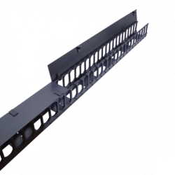 42U-187cm Ordenador Vertical 2-tapa-Metal Lat-Plas Anch-10cm Prof-11cm