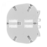 Bandeja p/BOX-96N Caja Negra IP68 permite 24-fusiones/mang ABS+PC