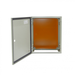 TIBOX 500x400x200mm 1-chapa-sin/Llave Caja Metalica IP66 Beige
