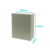 TIBOX 500x400x200mm 1-chapa-sin/Llave Caja Metalica IP66 Beige