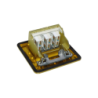 6-RJ45-Hembra Caja a Piso Abatible Metal 100x100x55mm Tapa-120x120mm