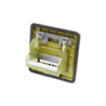 6-RJ45-Hembra Caja a Piso Abatible Metal 100x100x55mm Tapa-120x120mm