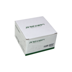 6-RJ45-Hembra Caja a Piso Abatible Metal 100x100x55mm Tapa-120x120mm
