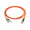 2mt LC-ST OM1 MultiModo MM Duplex Jumper Fibra 3.0mm 62.5/125um LSZH