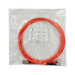 2mt LC-ST OM1 MultiModo MM Duplex Jumper Fibra 3.0mm 62.5/125um LSZH