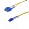 10mt LC-SC/UPC MonoModo SM Duplex Jumper Cable Fibra 9/125um 3mm