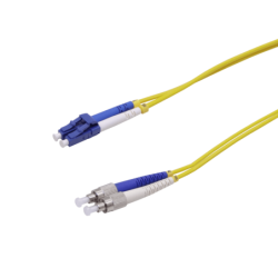 10mt LC-FC MonoModo SM Duplex Jumper Cable Fibra 9/125um LSZH