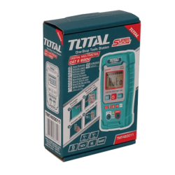TOTAL Rango-Autom tester Digital inc/2-AAA 600VDC/AC TMT460011