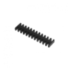 Peine para 24 Cables de 3mm Ordenador de Manojo Acrilico Negro 14x60mm