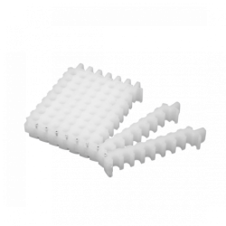 Peine para 8x8 64 Cables UTP/FTP de max-8,5mm Ordenador Manojo Blanco