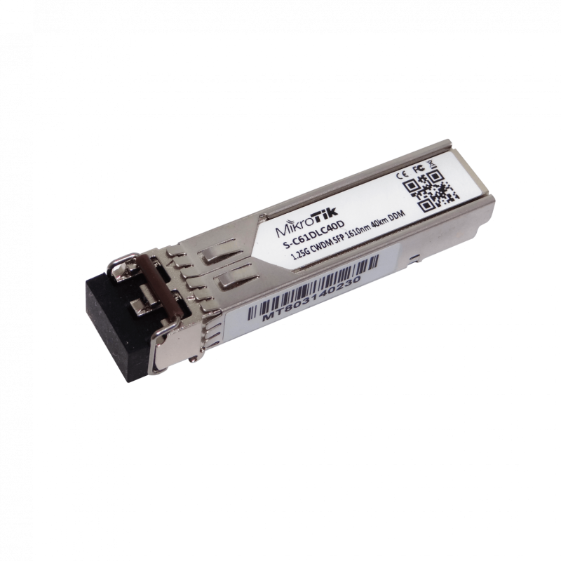MIKROTIK 1610nm 1,25G SM 40km 2-LC Modulo SFP DDM p/CWDM-MUX8A Unitari