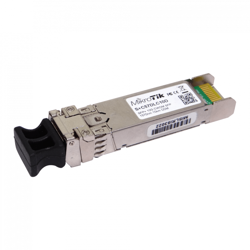 MIKROTIK 1570nm 10G SM 10km 2-LC Modulo SFP+ DDM p/CWDM-MUX8A Unitario