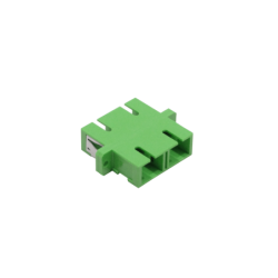 SC-SC Verde/APC SM DX-Duplex Copla Fibra Adaptador p/Cabecera-CL/Caja