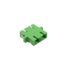 SC-SC Verde/APC SM DX-Duplex Copla Fibra Adaptador p/Cabecera-CL/Caja