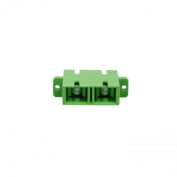SC-SC Verde/APC SM DX-Duplex Copla Fibra Adaptador p/Cabecera-CL/Caja