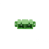 SC-SC Verde/APC SM DX-Duplex Copla Fibra Adaptador p/Cabecera-CL/Caja