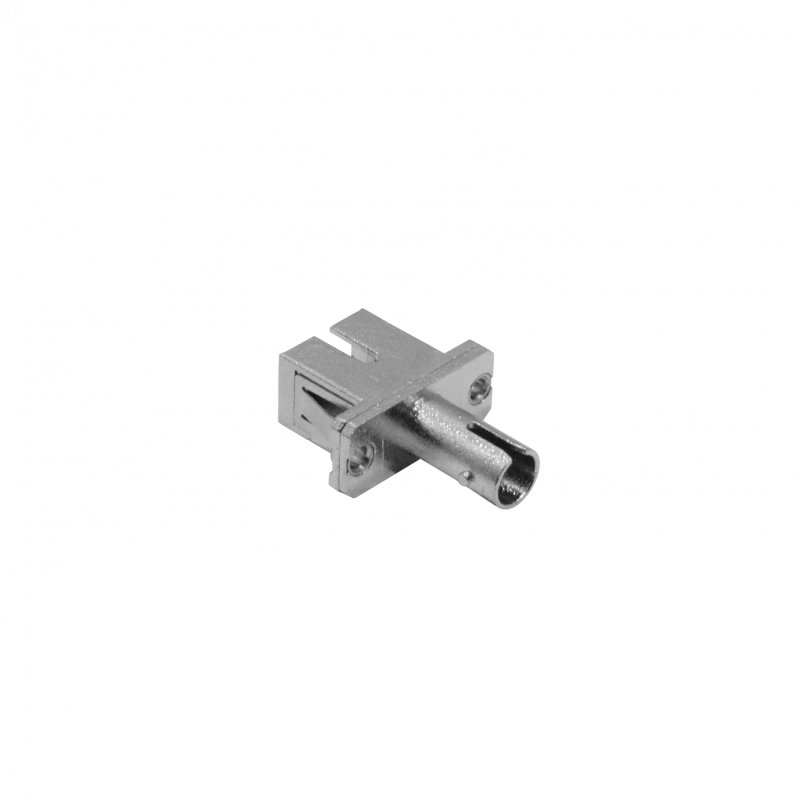 ST-SC Metal SM SX-Simplex Copla Fibra Adaptador p/Cabecera-CL/Caja