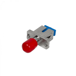 ST-SC Metal SM SX-Simplex Copla Fibra Adaptador p/Cabecera-CL/Caja