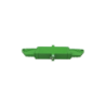 E2000-E2000 Verde/APC SM SX-Simplex Copla Fibra Adaptador Cabecera-CL