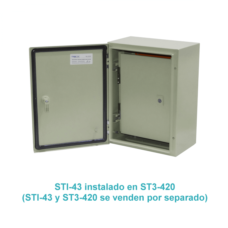 TIBOX 400x300mm Contratapa para Tablero ST3-420 Tapa-interior Abatible