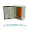 TIBOX 400x300mm Contratapa para Tablero ST3-420 Tapa-interior Abatible