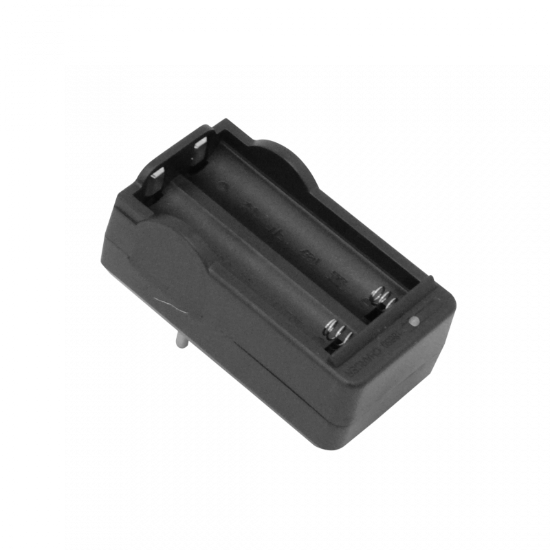 Cargador 18650-Litio 2-Pilas 4,2V 2000mA 100-240VAC USB-AH Li-ion
