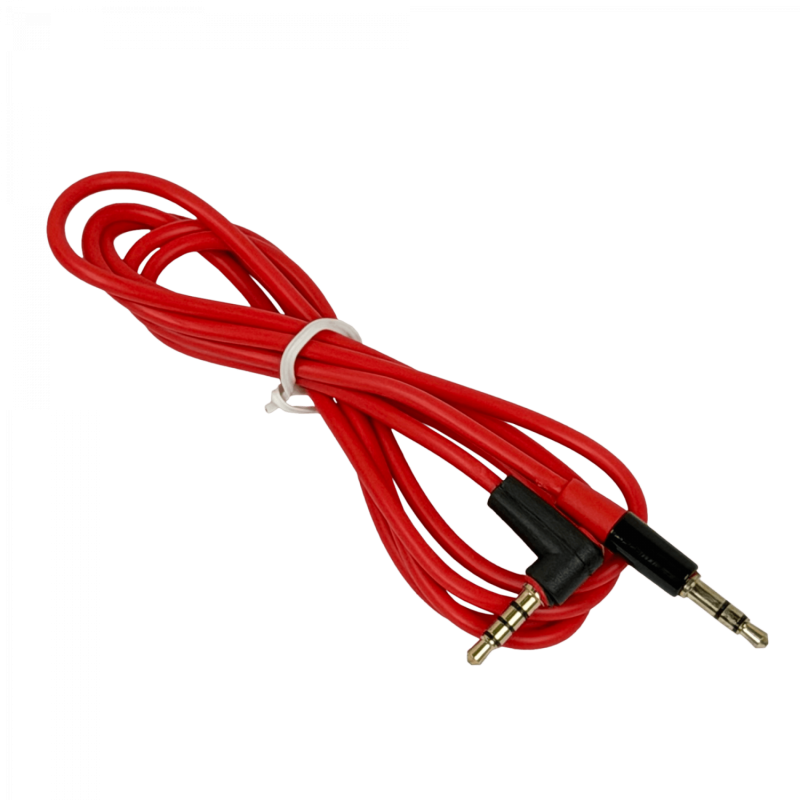 3,5mm-MM 90-Grados Macho-Macho 1mt Cable Audio Plug Phone-1/8 100cm