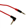 3,5mm-MM 90-Grados Macho-Macho 1mt Cable Audio Plug Phone-1/8 100cm