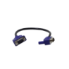 0,3mt HDB15 90ºR Macho-Macho DB15-M VGA-M Cable-24cm Video Blindado