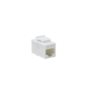 Blanco Cat5e UTP Copla RJ45-RJ45 Keystone Feedthrough