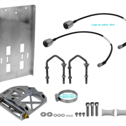 ALGCOM ISO+RAD 11GHz 0,3m 30dBi 10,0-11,7GHz 4º 2x2 2-RPSMA-H Antena