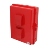 ALTELIX Ventilada Roja 432x355x152mm IP55 Caja Exterior NEMA3 PC+ABS
