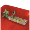 ALTELIX Ventilada Roja 432x355x152mm IP55 Caja Exterior NEMA3 PC+ABS