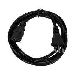 1,8mt 3x0,75mm2 Chile-C13 6A Cable Poder CEI23-16-VII 180cm Aleacion