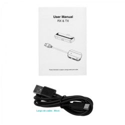 Kit inalambrico HDMI-USBC Ant-Fijas 15mt 5GHz req-5V 1080p Type-C
